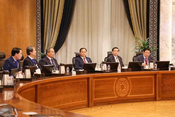 Các thành viên Đoàn Việt Nam. (Ảnh: XUÂN KỲ)