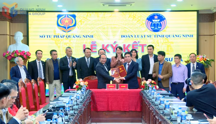 Ký kết Quy chế phối hợp giữa Sở Tư pháp với Đoàn Luật sư tỉnh về quản lý luật sư và hành nghề luật sư trên địa bàn tỉnh Quảng Ninh.