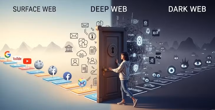 Các hoạt động trực tuyến hằng ngày của bạn có thể là cách bạn tương tác với Deep Web