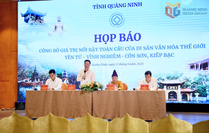 Lãnh đạo Sở VHTT&amp;DL tỉnh thông tin một số nội dung quá trình lập hồ sơ báo cáo Chính phủ trình UNESCO công nhận là Di sản văn hóa thế giới.