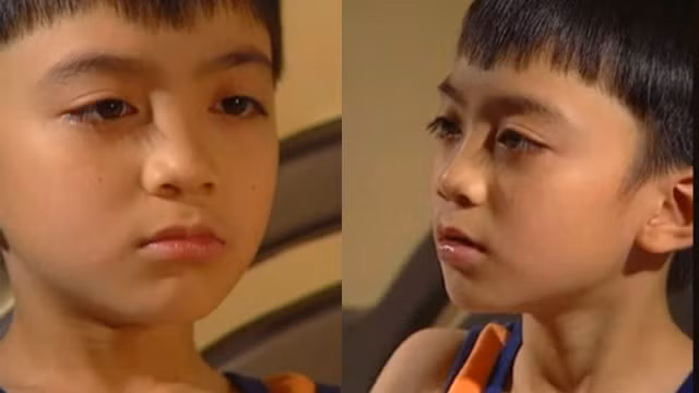 Soobin Hoàng Sơn lúc bé trong "Gặp nhau cuối tuần". Ảnh: VTV