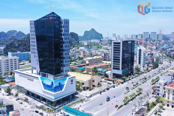 Công trình Trụ sở Trung tâm Truyền thông tỉnh cơ bản hoàn thành thi công.
