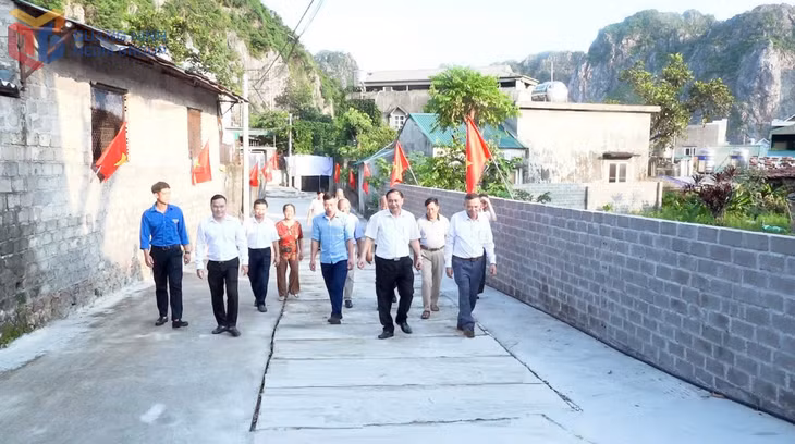 Tuyến đường dân sinh dài 100m tại các tổ 7, 8 (khu 1A, phường Quang Hanh) đã hoàn thành.