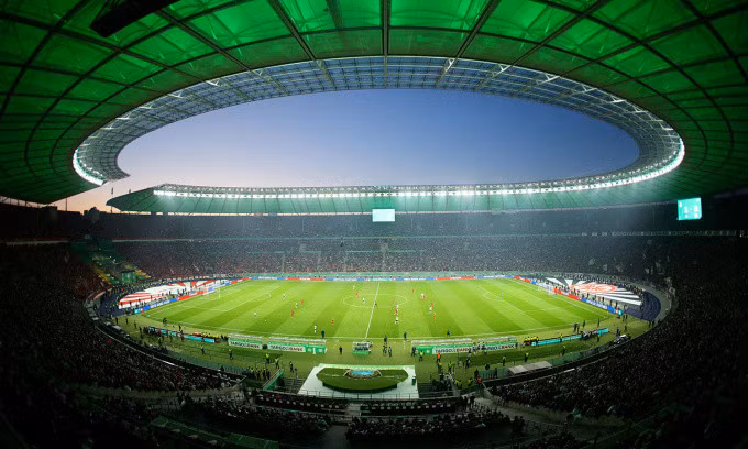 Trận chung kết Euro 2024 sẽ diễn ra tại sân Olympiastadion ở Berlin, Đức, ứng dụng công nghệ bóng kết nối. Ảnh: Fabrizio Bensch