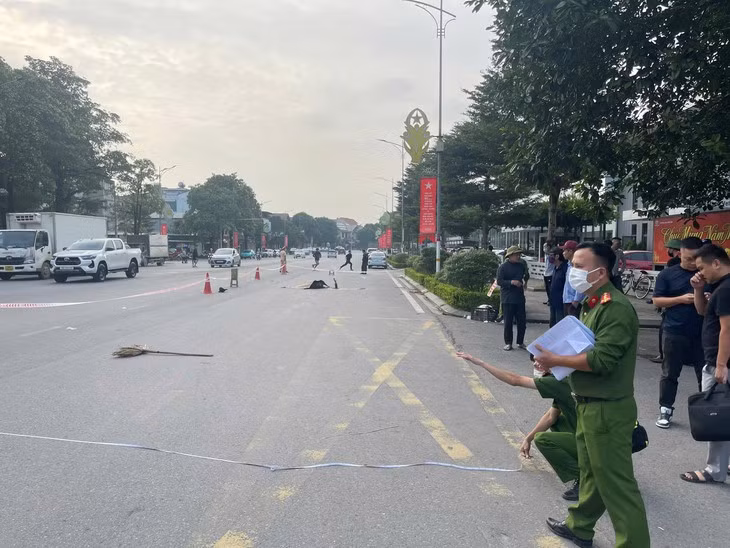 Hiện trường nơi xảy ra vụ việc - Ảnh: Công an tỉnh Phú Thọ
