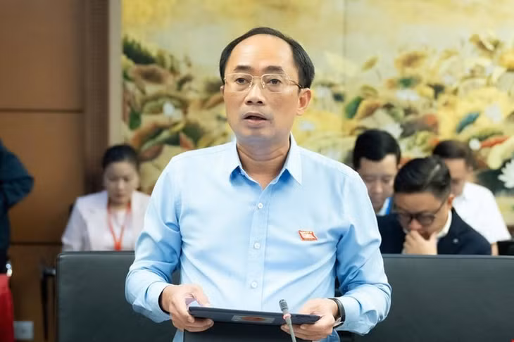Đại biểu Lê Nhật Thành (Hà Nội). (Ảnh: Media Quốc hội)