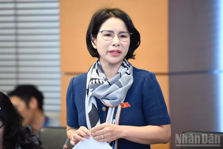 Đại biểu Trần Thị Nhị Hà. (Ảnh: DUY LINH)