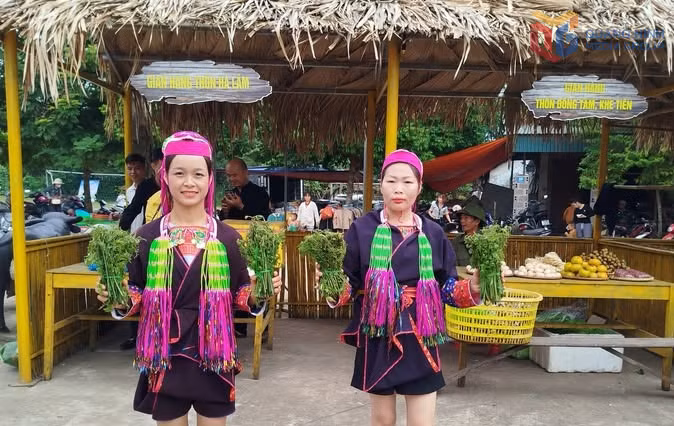 Người dân xã Điền Xá sẽ trực tiếp tham gia bán hàng nông sản trong phiên livestream.