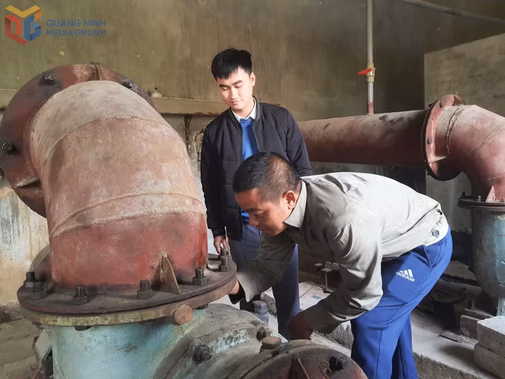 Trạm bơm Đạm Thủy cũ kỹ, xuống cấp, hoạt động không ổn định. Ảnh: Việt Hoa