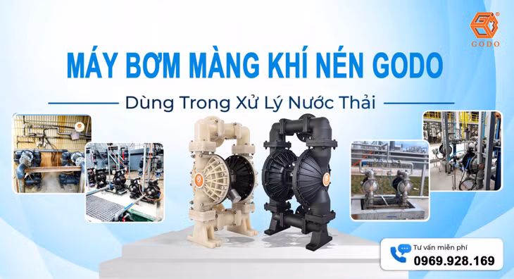 Bơm màng khí nén GODO - Thương hiệu bơm màng giá tốt từ nhà sản xuất ảnh 1 Bơm màng khí nén GODO - Thương hiệu bơm màng giá tốt từ nhà sản xuất ảnh 1