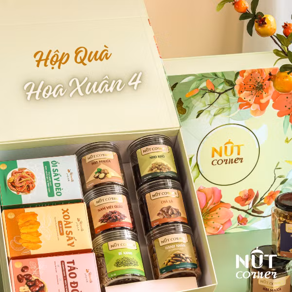 Hộp quà Tết Nuts: Xu hướng quà biếu 2026 với hạt dinh dưỡng cao cấp ảnh 2 Hộp quà Tết Nuts: Xu hướng quà biếu 2026 với hạt dinh dưỡng cao cấp ảnh 2