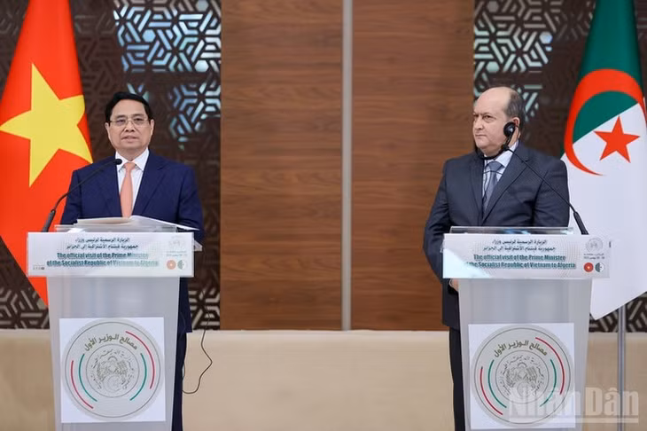 Thủ tướng Phạm Minh Chính cho biết, hai bên đã có cuộc hội đàm rất thành công. (Ảnh: VGP/Nhật Bắc)