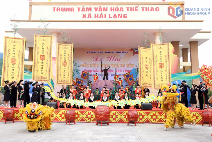 Không gian văn hóa dân tộc đa sắc của xã Hải Lạng. Ảnh: Chu Linh