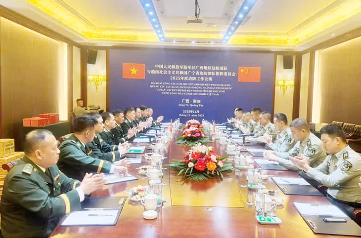Quang cảnh buổi hội đàm.