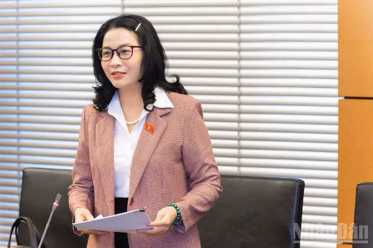 Đại biểu Nguyễn Thị Lan. (Ảnh: DUY LINH)