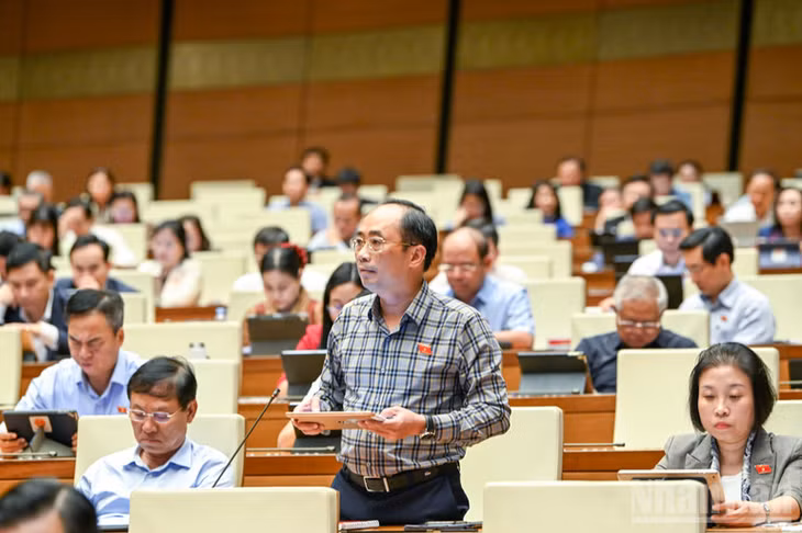 Đại biểu Lê Nhật Thành. (Ảnh: DUY LINH)