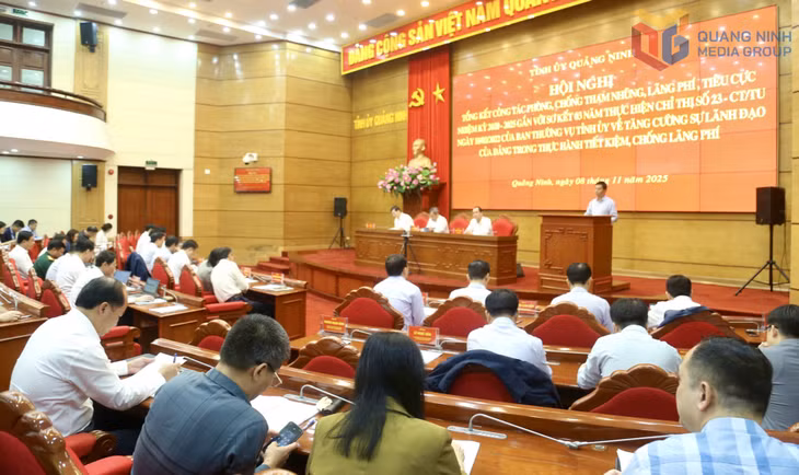 Hội nghị tổng kết công tác phòng chống tham nhũng, lãng phí, tiêu cực nhiệm kỳ 2020-2025 gắn với sơ kết 3 năm thực hiện Chỉ thị số 23-CT/TU ngày 10/2/2022 của Ban Thường vụ Tỉnh ủy về tăng cường sự lãnh đạo của Đảng trong thực hành tiết kiệm, chống lãng phí