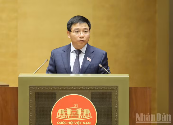 Bộ trưởng Tài chính Nguyễn Văn Thắng. (Ảnh: DUY LINH)