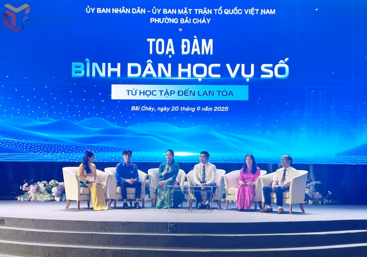 Phường Bãi Cháy tổ chức tọa đàm nhằm nâng cao nhận thức của cả hệ thống chính trị về chuyển đổi số.