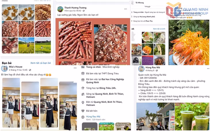 Bán hàng trên các nền tảng MXH được nhiều hộ kinh doanh lựa chọn.