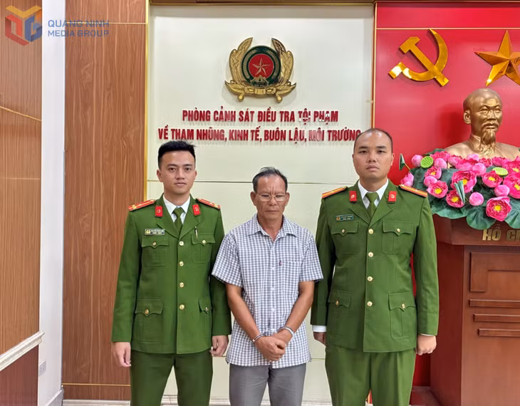 Đối tượng Nguyễn Văn Minh bị bắt giữ.