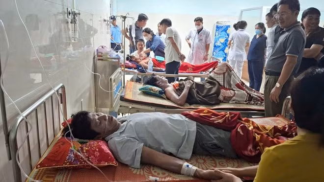 Cả ba người sống sót trở về đều đang nằm tại Trung tâm Quân dân y đặc khu Lý Sơn, tình trạng sức khỏe dần ổn định. Ảnh: Viên Nguyễn