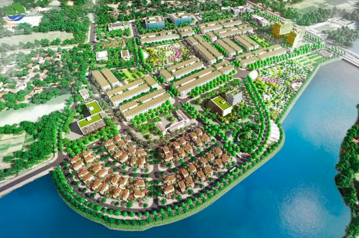 Phối cảnh dự án Việt Yên Riverside Bích Động, Bắc Giang cũ