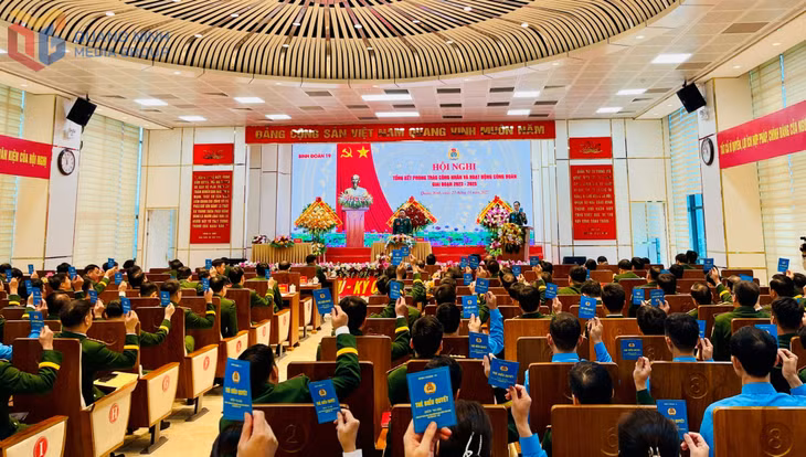 100% đại biểu tham dự hội nghị biểu quyết nhất trí cao với phương hướng, nhiệm vụ, giải pháp giai đoạn 2025 – 2030.