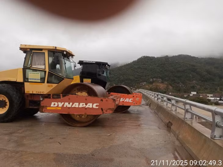 Khu vực nhóm công nhân gặp nạn. Ảnh: Uy Nguyễn