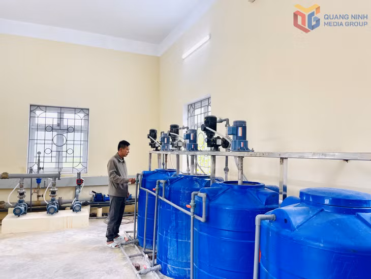 Công trình cấp nước sạch sinh hoạt xã Thanh Sơn (cũ), nay là xã Ba Chẽ.