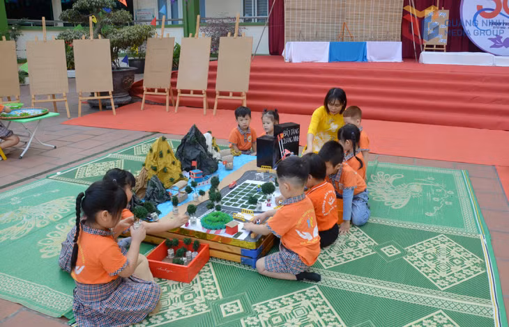 Các bé Trường Mầm non Bãi Cháy