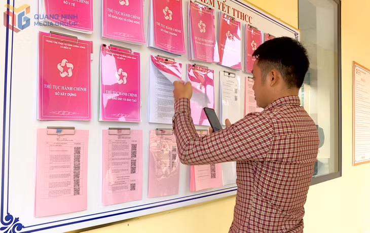 Hiện nay người dân có thể tra cứu TTHC qua mã QR code tại các Trung tâm Phục vụ hành chính công trên toàn tỉnh.