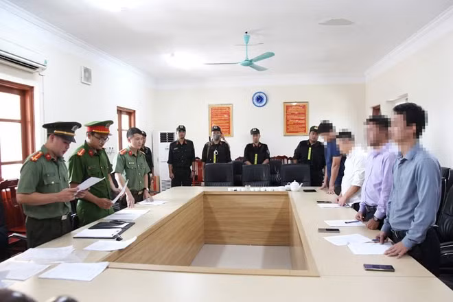 Khởi tố vụ án làm giả chứng thư thẩm định giá. Ảnh: Công an Thái Nguyên
