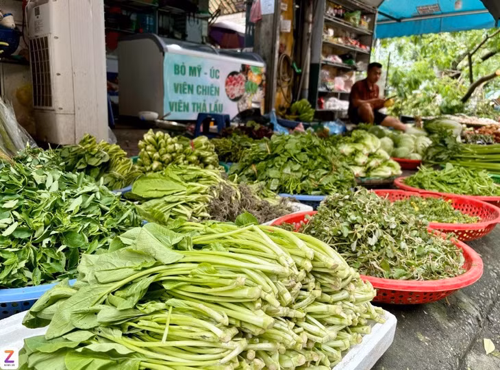 Giá rau xanh tại nhiều chợ dân sinh tăng đột biến. Ảnh minh họa: Thủy Tiên.