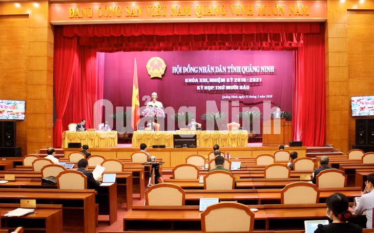 Quang cảnh kỳ họp (3-2020). Ảnh: Thu Chung