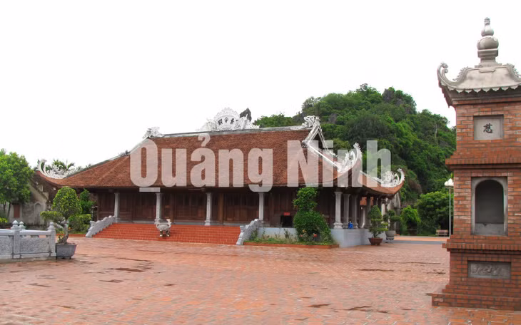 Chùa Cảnh Huống - ngôi chùa thuộc Thiền phái Trúc Lâm. Ảnh: Nguyễn Xuân (CTV)