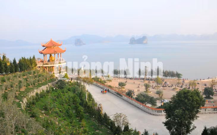 Không gian xanh tại chùa Cái Bầu - Thiền viện Trúc Lâm Giác Tâm (1-2017). Ảnh: Phan Hằng