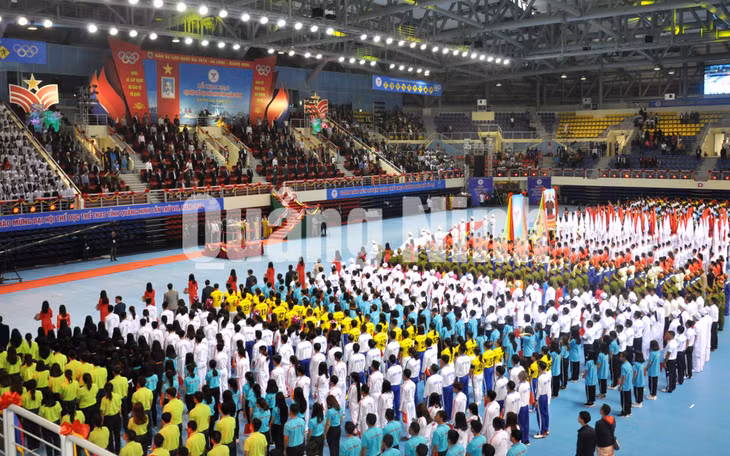 Quang cảnh lễ khai mạc Đại hội (4-2018). Ảnh Nguyễn Duy