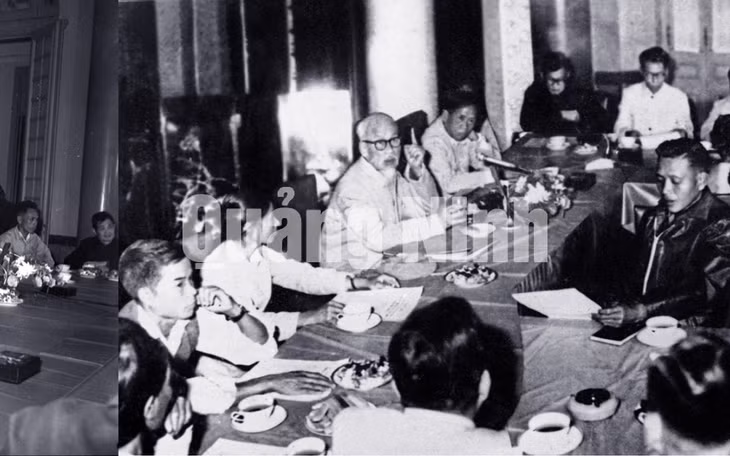Ngày 15-11-1968, tại Phủ Chủ tịch, Chủ Tịch Hồ Chí Minh cùng các đồng chí lãnh đạo Đảng. Nhà nước đã tiếp hơn 30 đại biểu công nhân, cán bộ ngành than và tỉnh Quảng Ninh.