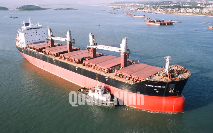 Tàu White Diamond 53.000 tấn xuất khẩu cho Vương quốc Anh năm 2008.