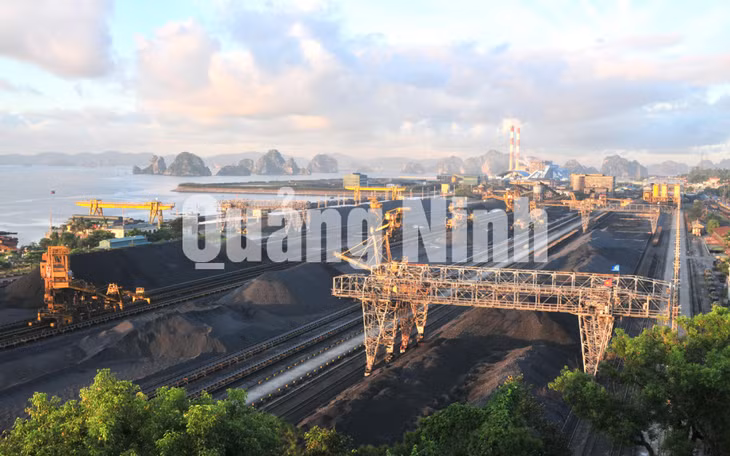 Hệ thống sàng tuyển, bốc rót than tại cảng Cửa Ông được đầu tư hiện đại. Ảnh: Đoàn Chí Trung (CTV)
