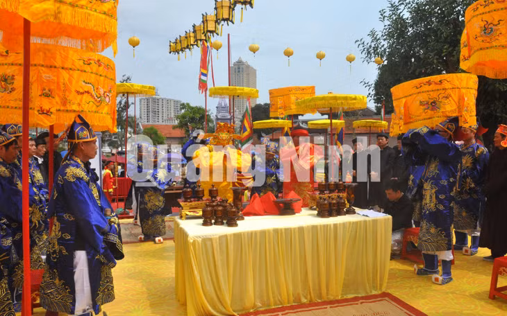 Lễ tế Xã Tắc (3-2019). Ảnh: Hữu Việt