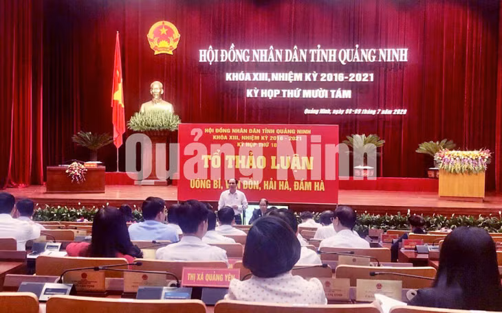 Tổ thảo luận Uông Bí, Vân Đồn, Hải Hà, Đầm Hà (7-2020). Ảnh: Đỗ Phương