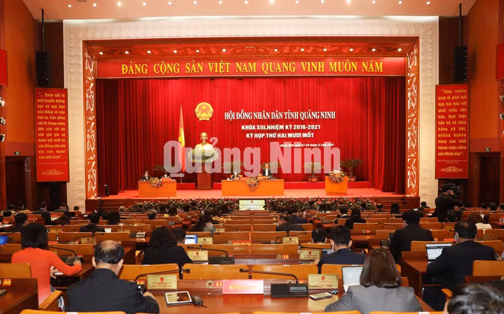 Quang cảnh kỳ họp thứ 21, HĐND tỉnh khóa XIII