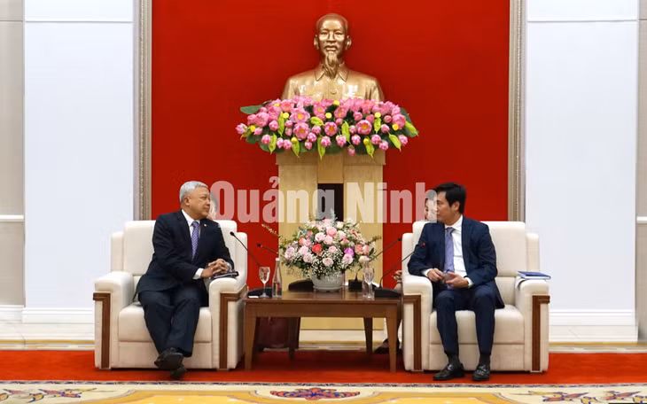 Quang cảnh buổi tiếp (11-2020). Ảnh: Nguyễn Thanh