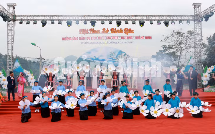 Khai Hội hoa Sở Bình Liêu năm 2018. Ảnh: Hoàng Giang