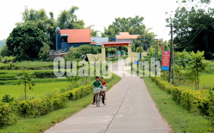 Diện mạo NTM ở xã Đông Ngũ, huyện Tiên Yên (9-2019). Ảnh: Thu Chung