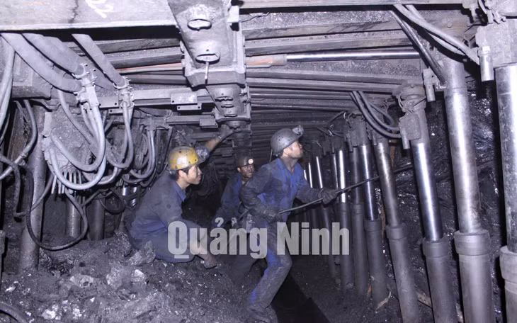 Khai thác than. Ảnh: Quốc Tuấn (CTV)