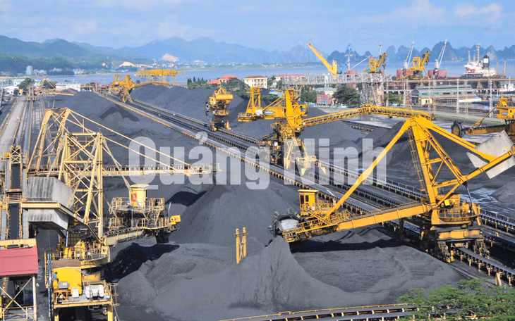 Sàng tuyển, bốc rót than tại Công ty Tuyển than Cửa Ông. Ảnh: Công ty Tuyển than Cửa Ông cung cấp