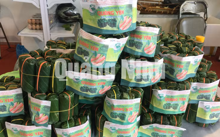 Đặc sản nem chua Quảng Yên. Ảnh: Cao Quỳnh